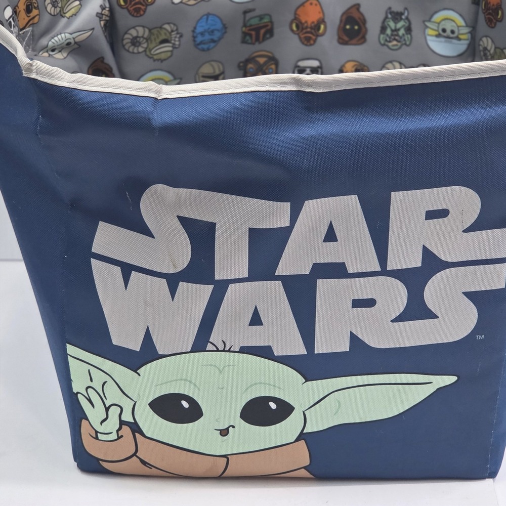 Star‎ Wars Mandalorian Grogu Baby Yoda Storage Bin Jay Franco Blue